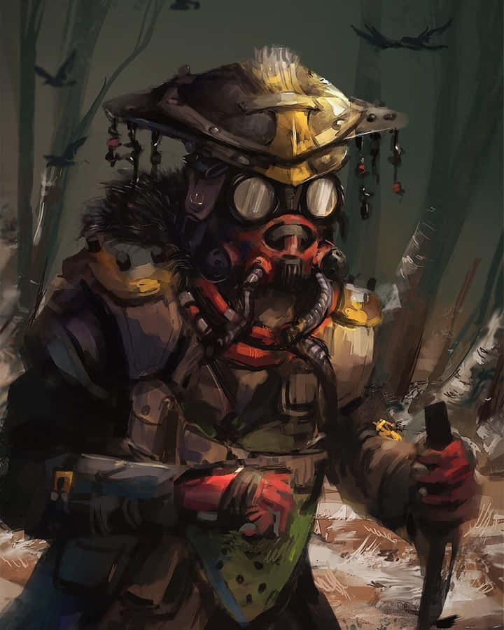 Become A Legendary Cyber-hunter - Apex Legends Bloodhound Wallpaper