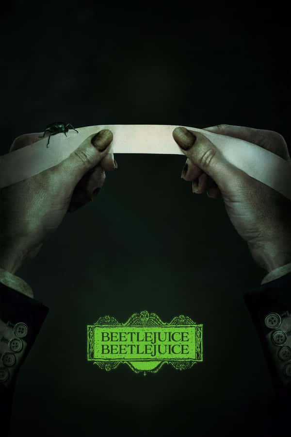 Beetlejuice Movie Teaser Poster Wallpaper
