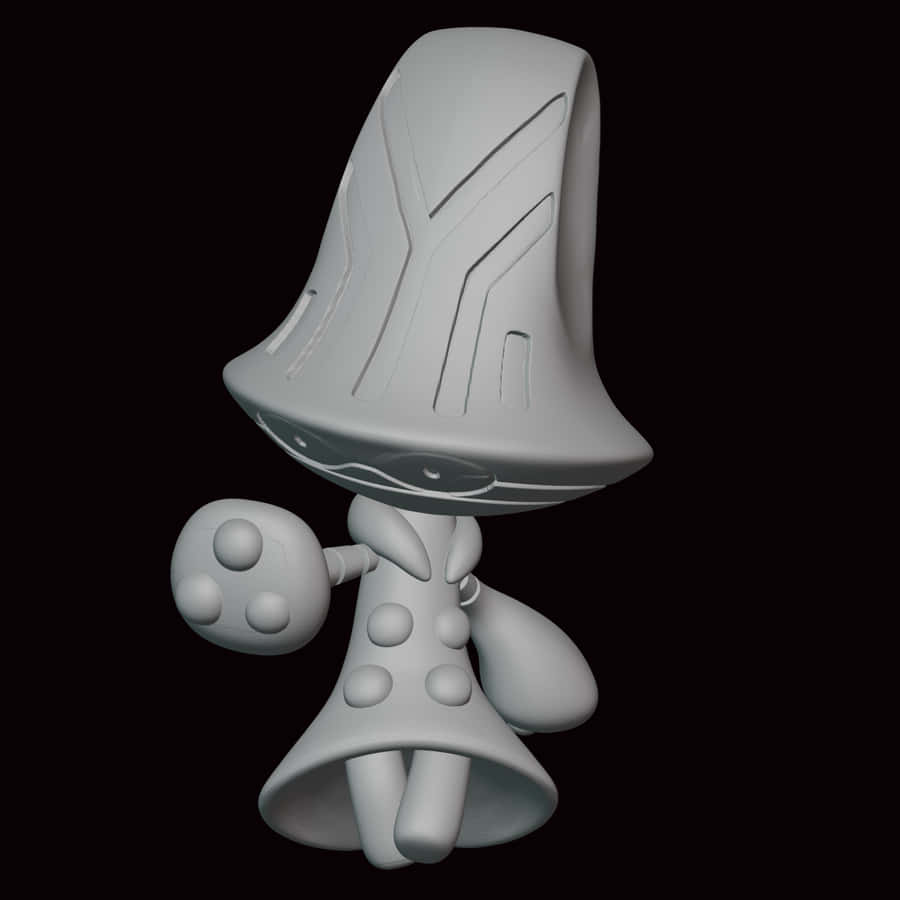 Beheeyem Black And White 3d Wallpaper