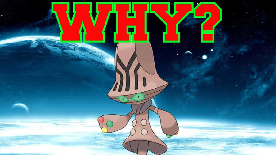 Beheeyem, Intergalactic Pokémon In Action. Wallpaper