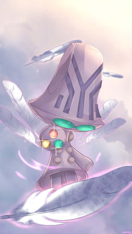 Beheeyem Lavender Wallpaper
