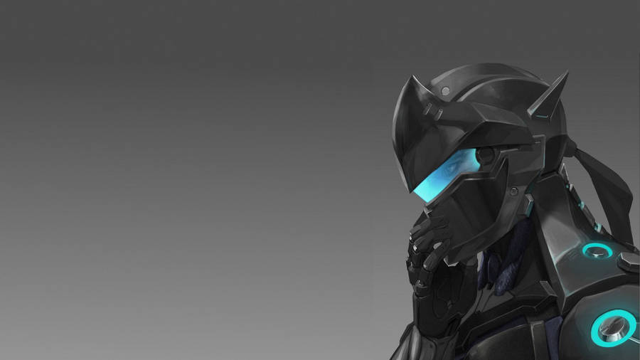 Behold Genji Shimada In His Armor Wallpaper