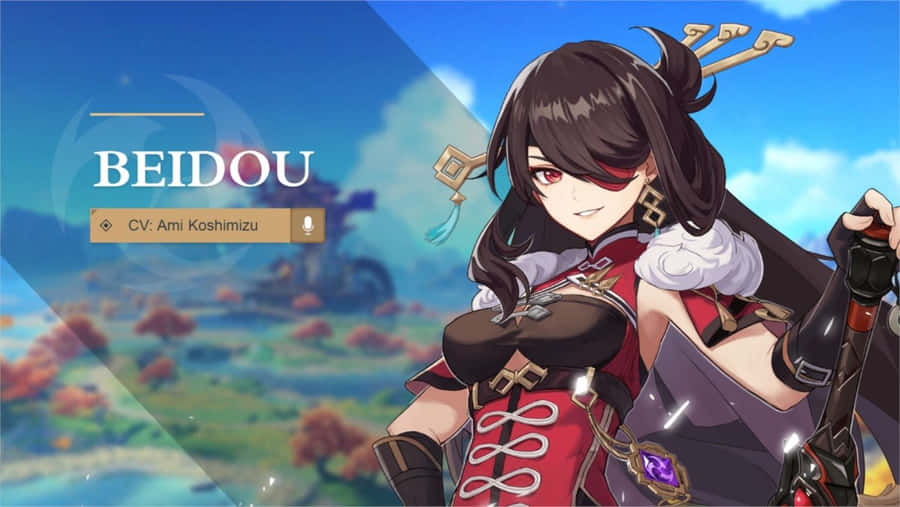 Beidou, The Powerful Electro User In Genshin Impact Wallpaper