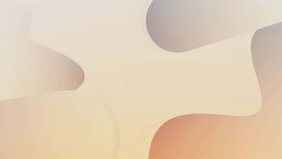 Beige Abstract Fluid Design Wallpaper