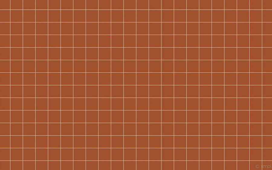 Beige Brown Aesthetic Grid Wallpaper