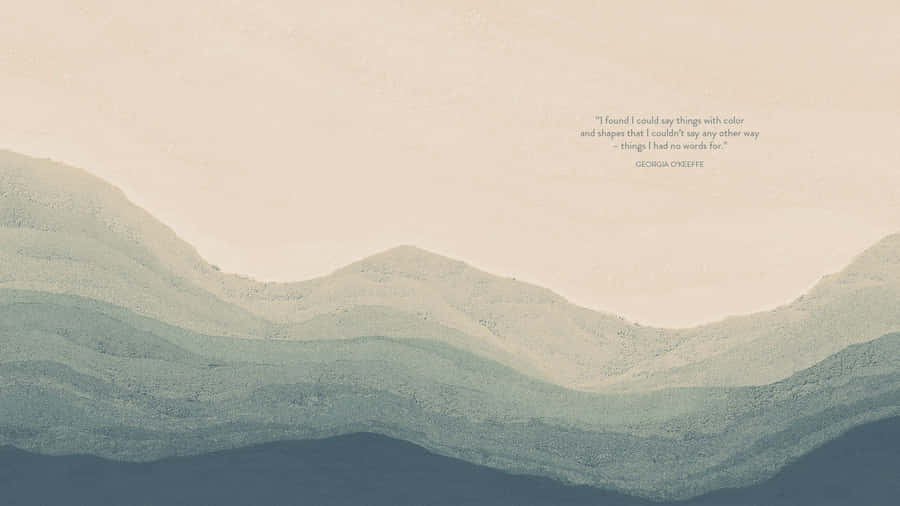 Beige Desktop Mountain Wallpaper