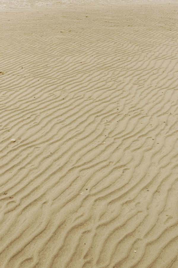 Beige Sand Ripples Beach Aesthetic.jpg Wallpaper