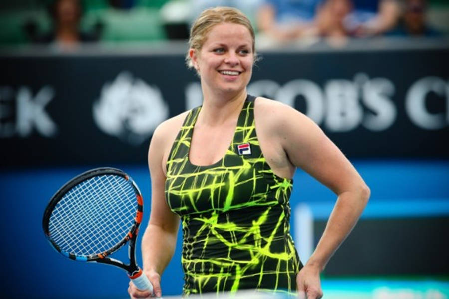 Belgian Tennis Legend - Kim Clijsters Wallpaper