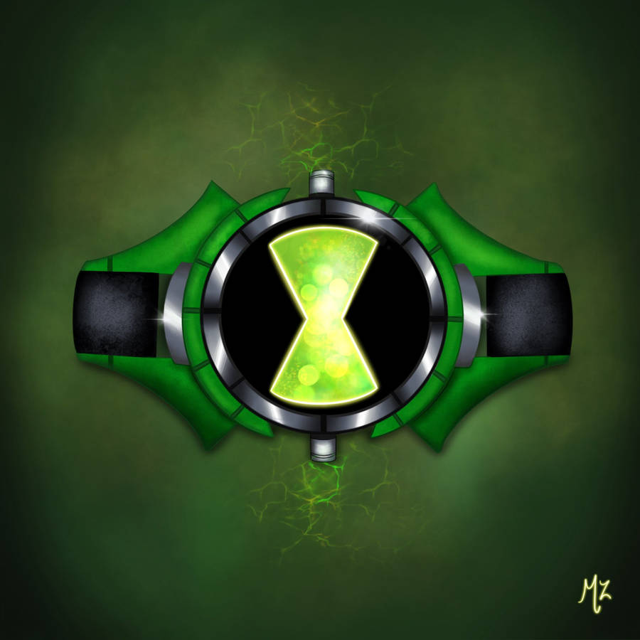 Ben 10 Omnitrix Full View From The Top Wallpaper