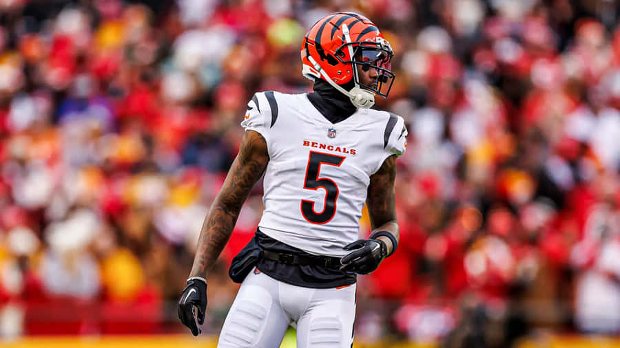 Bengals Player Number5 On Field Wallpaper