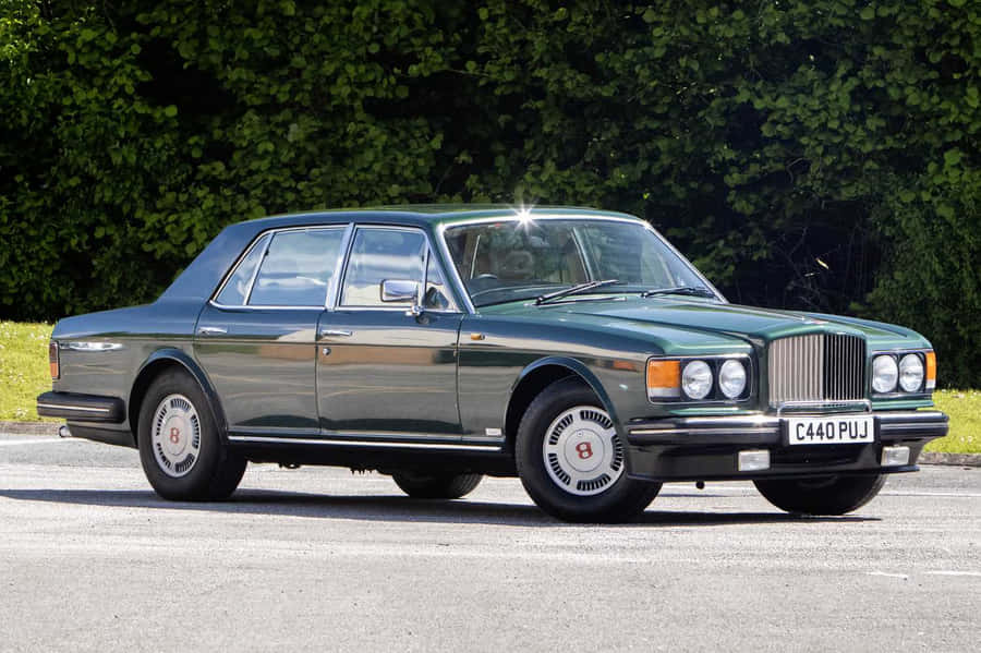 Bentley Turbo R Classic Green Wallpaper