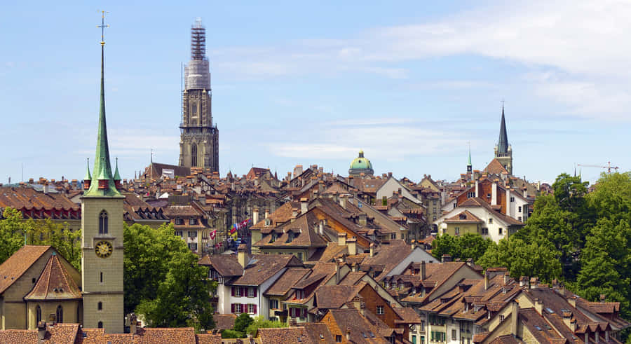 Bern Cityscapewith Historic Architecture Wallpaper