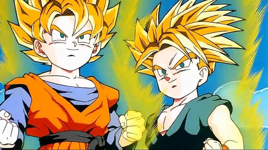 Best Friends Goten And Trunks Wallpaper