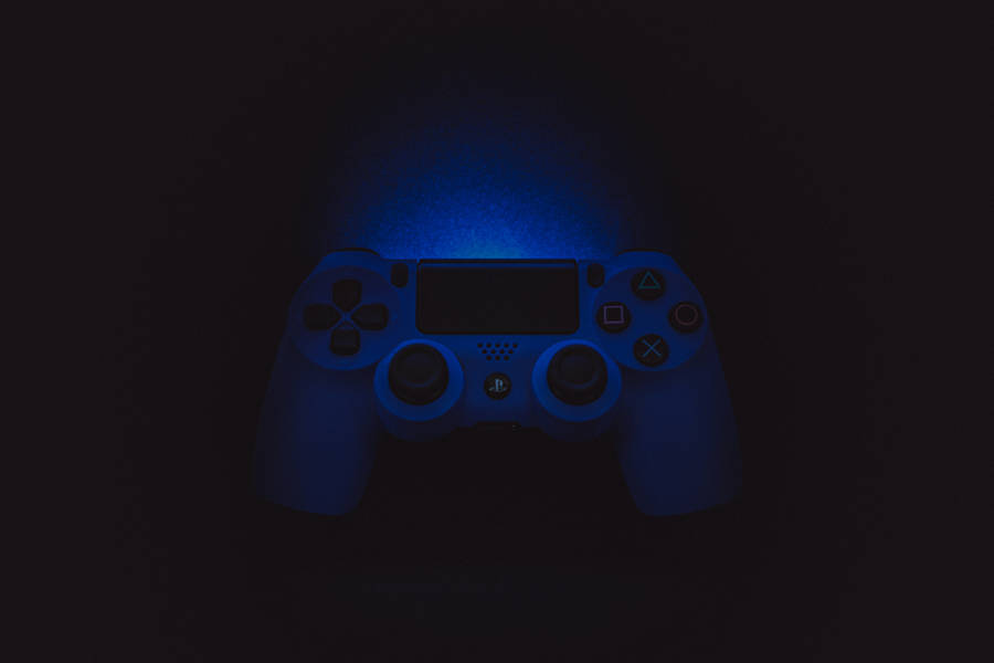 Best Ps4 Dualshock 4 Blue Light Wallpaper