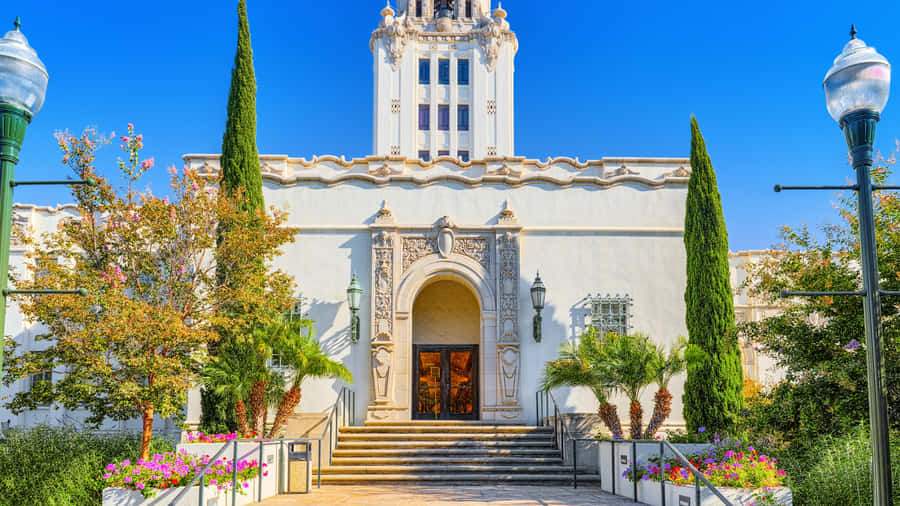 Beverly Hills Historic Building Exterior Wallpaper