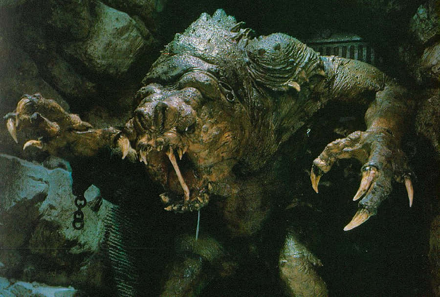 Beware Of The Rancor, A Beast Of Mythical Proportions Wallpaper