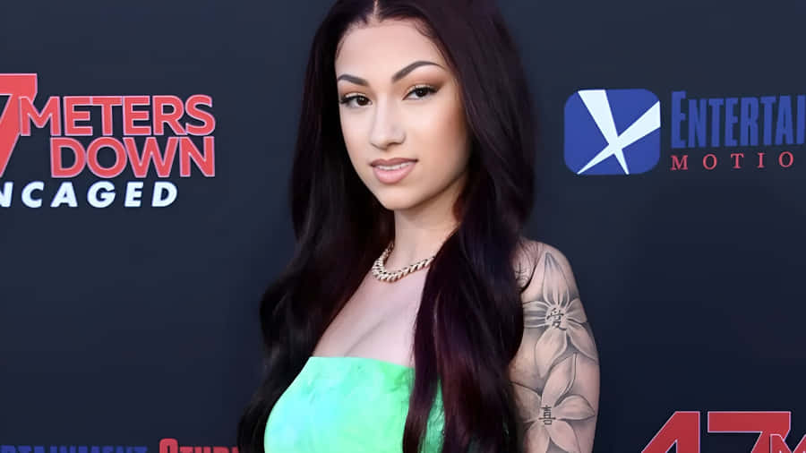 Bhad Bhabie Red Carpet Look Wallpaper