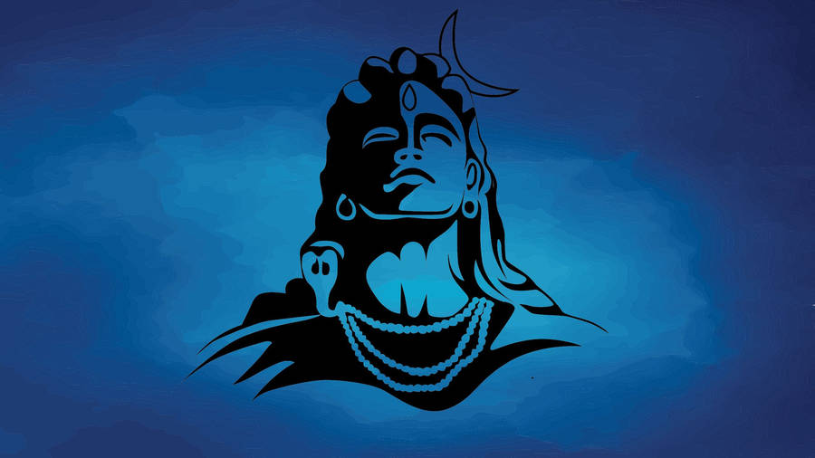Bholenath Hd Shiva Minimalist Design Wallpaper