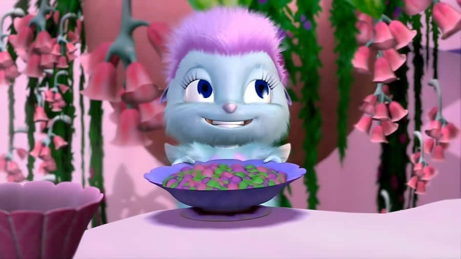 Bibble Eating Colorful Food Wallpaper