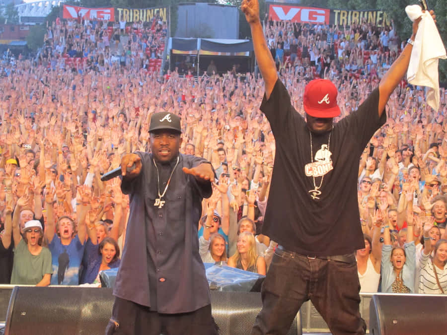 Big Boi Performing Liveat Concert Wallpaper