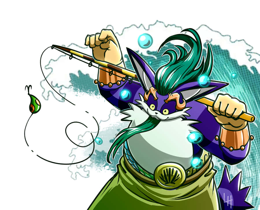 Big The Cat Pondering By The Lake Wallpaper