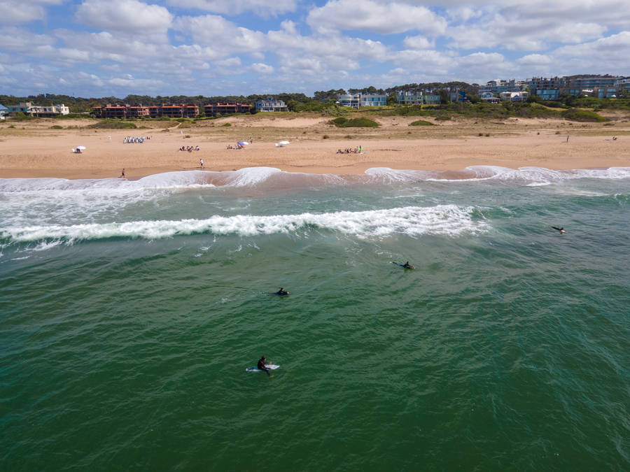 Bikini Girls At Beach Wallpaper