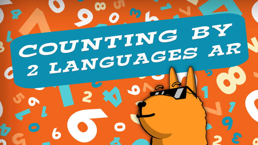 Bilingual Expressive Art Wallpaper