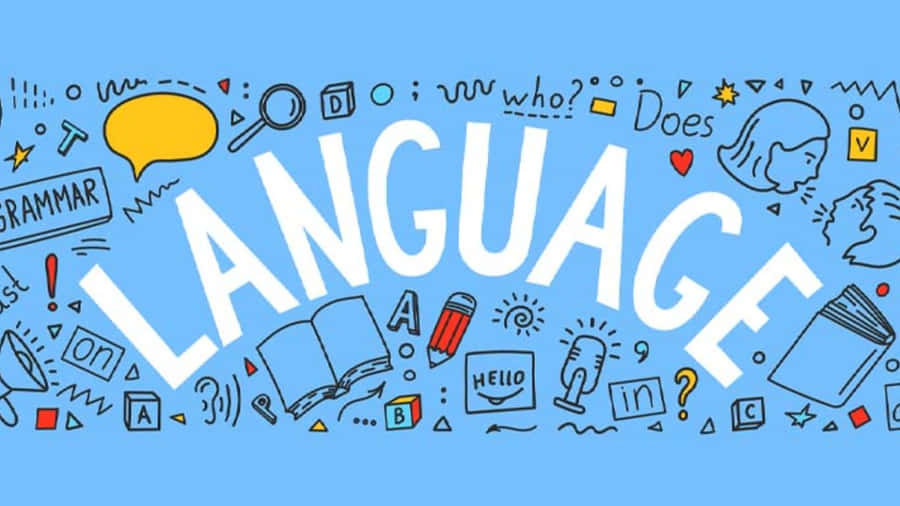 Bilingual Language Art Wallpaper