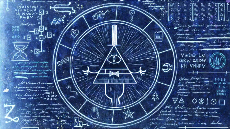 Bill Cipher Blueprint Wallpaper