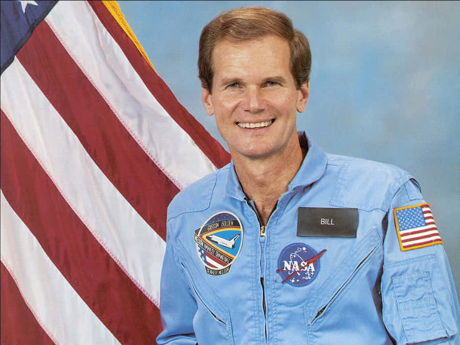 Bill Nelson Delivering A Speech Wallpaper