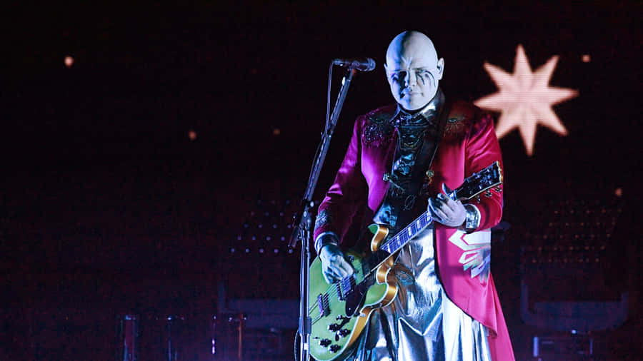 Billy Corgan Live Performance Wallpaper