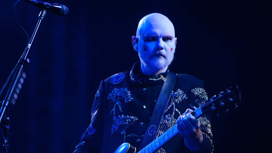 Billy Corgan Live Performance Wallpaper