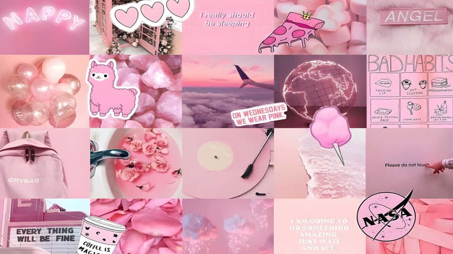 Bimbo Aesthetic Pink Vibes Wallpaper