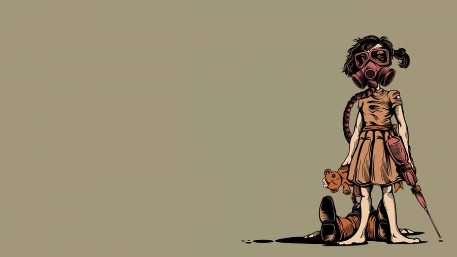 Bioshock 4k Stylized Little Sister Wallpaper