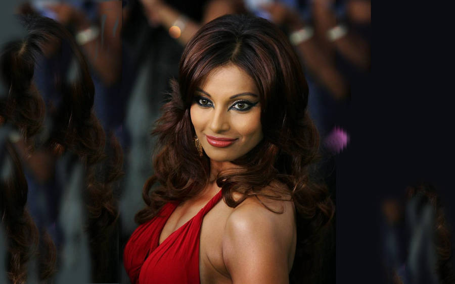Bipasha Basu Red Dress Wallpaper