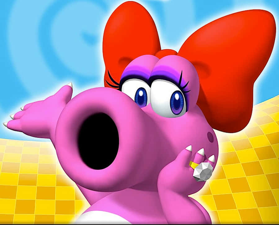 Birdo - A Colorful And Delightful Character Wallpaper