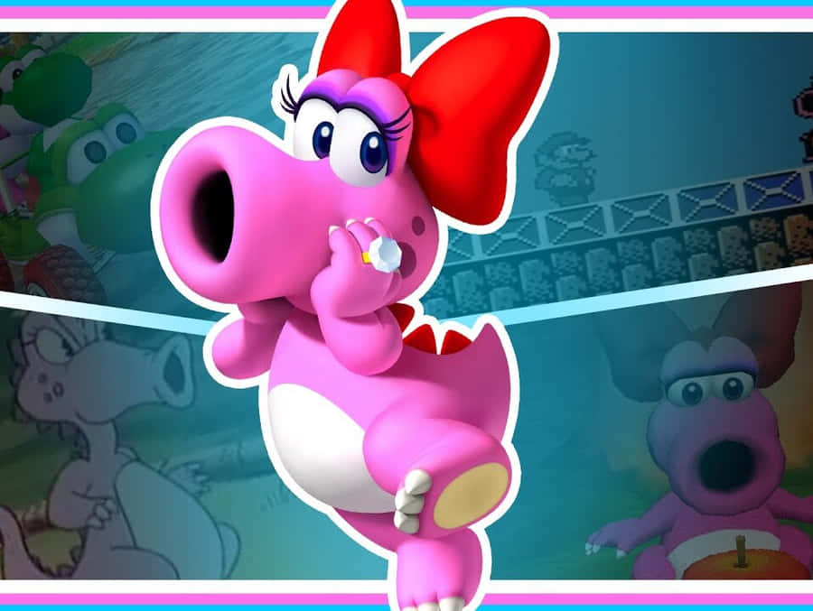 Birdo: The Colorful And Whimsical Creature Wallpaper