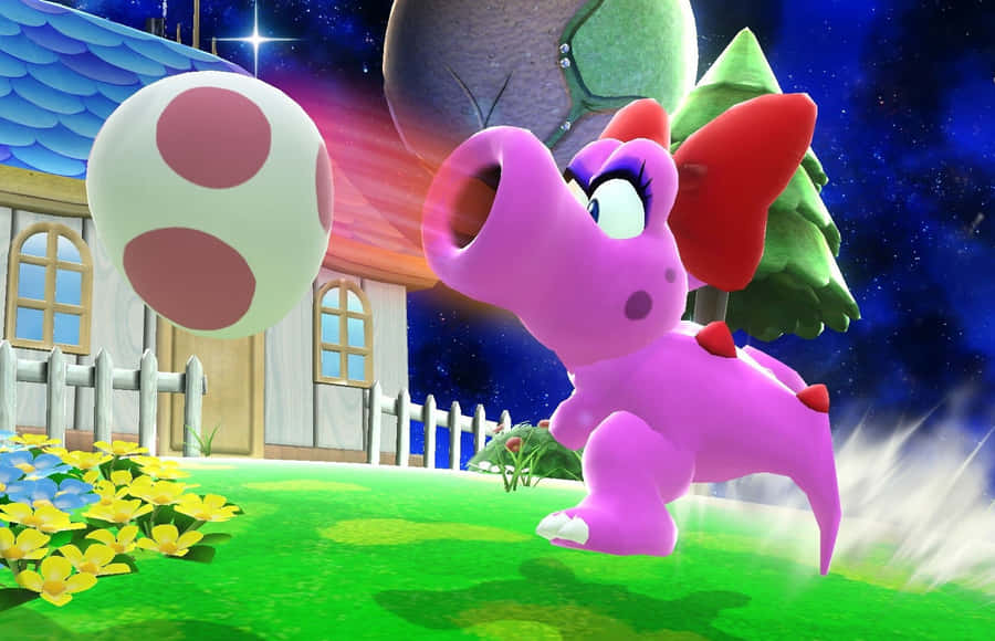 Birdo, The Colorful Super Mario Character Wallpaper