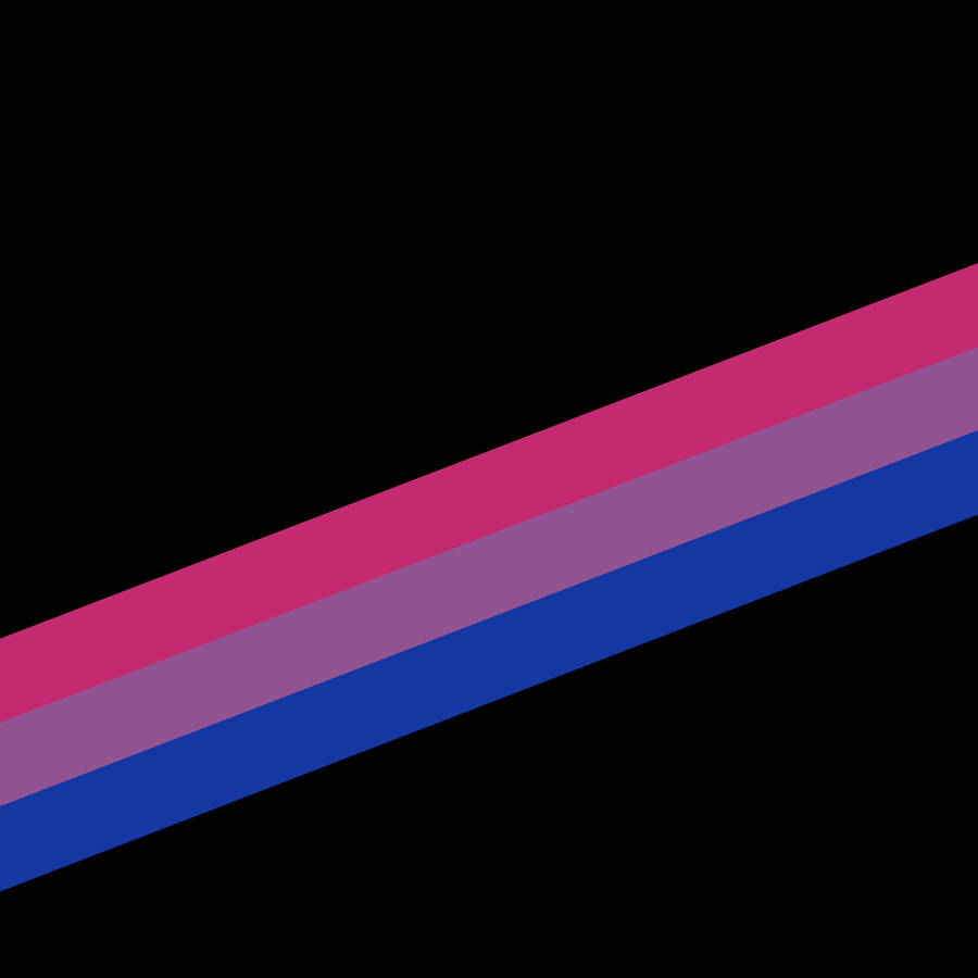 Bisexual Flag Strip Wallpaper