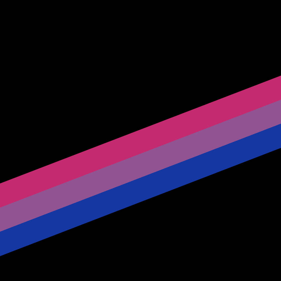 Bisexual Pride Stripe Art Wallpaper