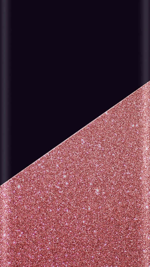 Black And Pink Glittery Iphone Wallpaper
