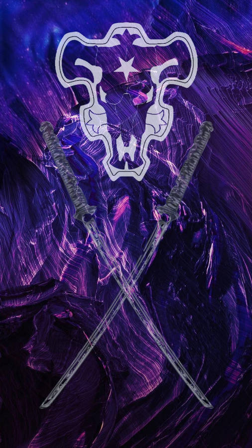 Black And Purple Aesthetic Black Clover Wallpaper