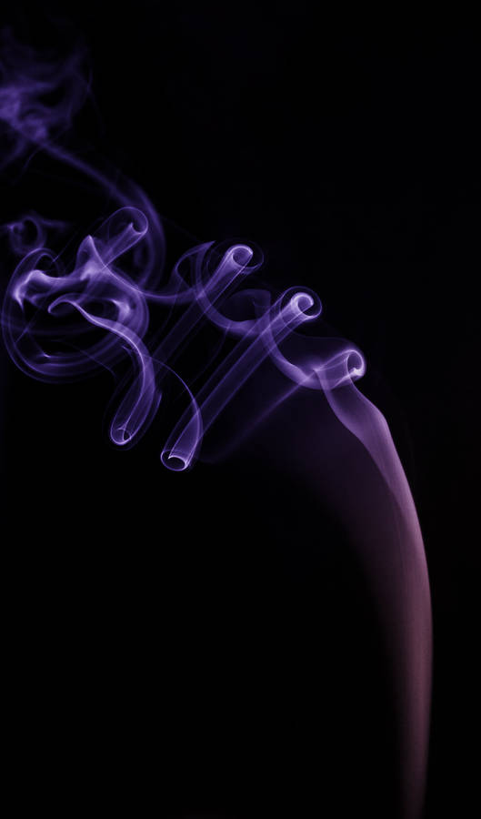 Black And Purple Aesthetic Smoke Phone Wallpaper