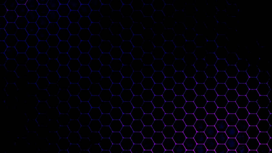Black And Purple Hexagon Grid Wallpaper