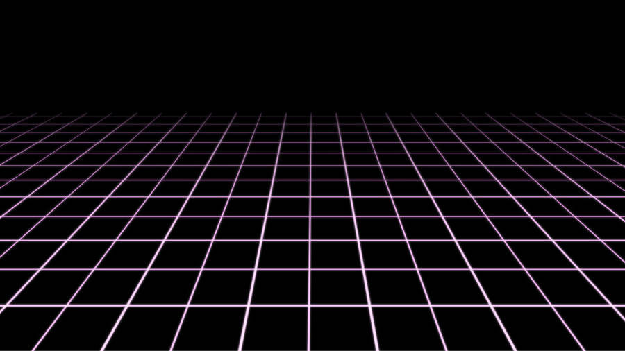 Black And Purple Horizon Grid Wallpaper