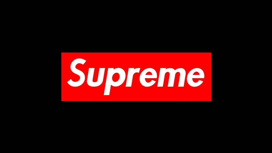 Black And Red 4k Supreme Wallpaper