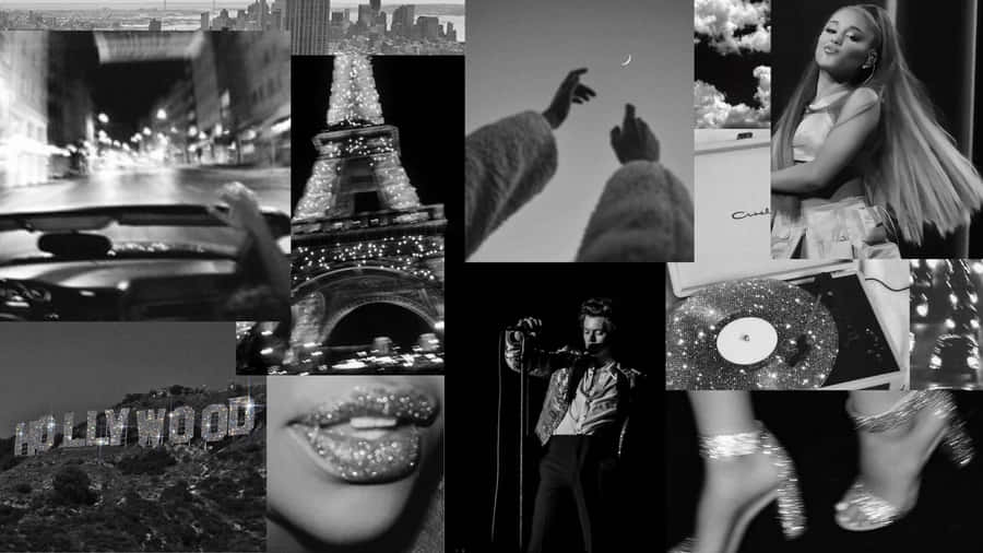 Black And White Aesthetic Pc Singers Wallpaper