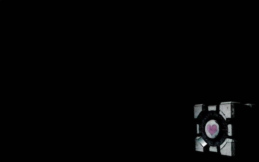 Black And White Box Portal Wallpaper
