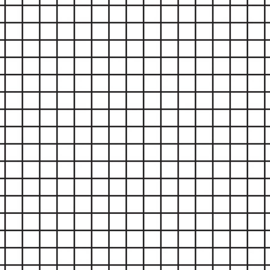Black And White Squares Grid Line Pattern Wallpaper