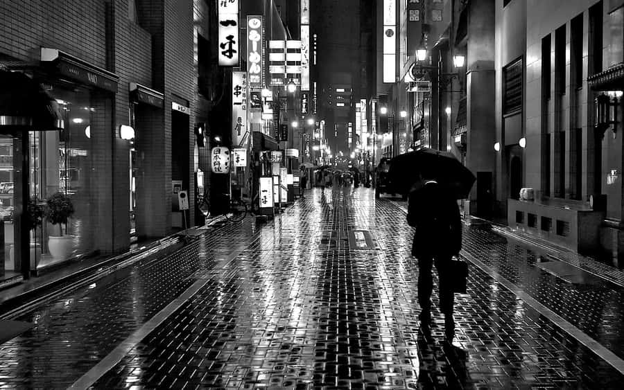 Black And White Street 1680 X 1050 Wallpaper Wallpaper